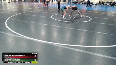 95 lbs Finals (8 Team) - Dominic Franco, Dassel-Cokato-Litchfield vs Brycen Kothenbeutel, Pine Island