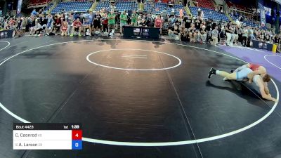 126 lbs Rnd Of 64 - Cameron Coonrod, KS vs Aidan Larson, OR