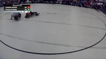 13 lbs Cons. Semi - Camden Winter, Cozad Wrestling Club vs Kyson Stevens, Palmyra Wrestling Club