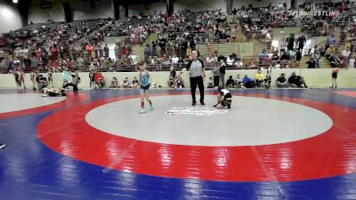 65 lbs Semifinal - Asher Asad, Level Up Wrestling Center vs William Pate Turner, Hornet Wrestling Club