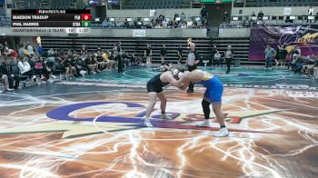 215 lbs Quarterfinals (8 Team) - Phil Harris, Saint Michael-Albertville vs Maeson Tradup, Plainview-Elgin-Millville
