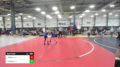 86 lbs Semifinal - Liam Maya, Madera WC vs Caleb Osborn, All-Phase WC