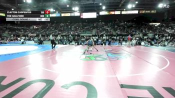 6A 120 lbs Cons. Round 1 - Tre Hallford, Meridian vs Clayton Carpenter, Thunder Ridge