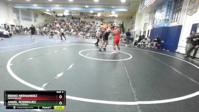 285 lbs 7th Place Match - Angel Rodriguez, Centennial/Corona vs Irenio Hernandez, Westminster