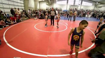 60 lbs Round Of 16 - Grayson Simpson, Hilldale Youth Wrestling Club vs Bo Ely, Warner Eagles Youth Wrestling