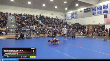 53 lbs Round 4 - Jaxon Williams, OCRTC vs Nehemiah De La Cruz, Rough House Wrestling