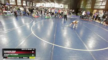 51 lbs Cons. Round 5 - Kannon King, Box Elder Stingers vs Ethan McCurdy, Uintah