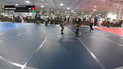 64 lbs Round 1 (6 Team) - Wes Weaver, Pride WC vs Esa Ahmed, Brawler Elite