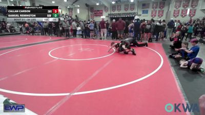 64 lbs Quarterfinal - Callan Carson, Salina Wrestling Club vs Samuel Remington, Raw Wrestling Club