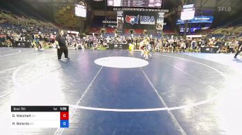 126 lbs Cons 64 #2 - Gavin Weichelt, Colorado vs Roman Belardo, Georgia