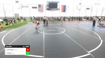 89 lbs 5th Place - Zade Zollinger, Thorobred vs Zorion Maea, LV Bear Wrestling Club