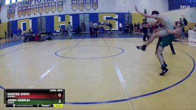 126 lbs Cons. Semi - Hunter Smith, Durant vs Aiden Debrun, Venice