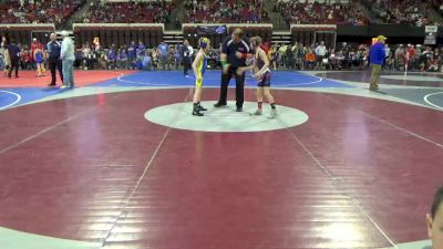 73 lbs Champ. Round 2 - Owen VanSetten, Shepherd Wrestling Club vs Asher Wersal, Glasgow Wrestling Club