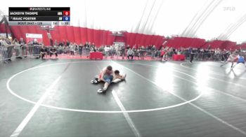 138 lbs Cons. Semi - Jacksyn Thorpe, Askren Wrestling Academy vs Isaac Foster, Aviators Wrestling