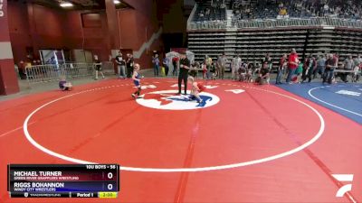 56 lbs Semifinal - Michael Turner, Green River Grapplers Wrestling vs Riggs Bohannon, Windy City Wrestlers