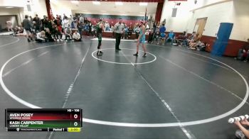 106 lbs Cons. Round 2 - Kash Carpenter, Lander Valley vs Aven Posey, Wyoming Indian
