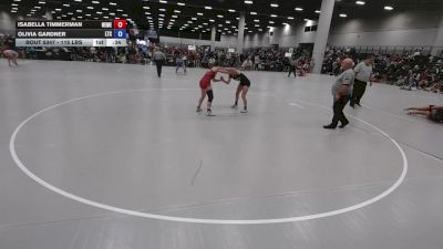 115 lbs Cons. Sub-rd Of 16 - Olivia Gardner, Leavenworth Takedown Club vs Isabella Timmerman, New Mexico