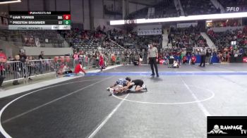 52 lbs Cons. Round 2 - Preston Brammer, Slyfox vs Liam Torres, DC Wrestling Acad