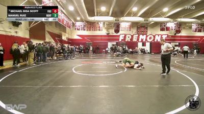 144 lbs Cons. Round 3 - Manuel Ruiz, Monterey vs Michael Disa Scott, Freedom
