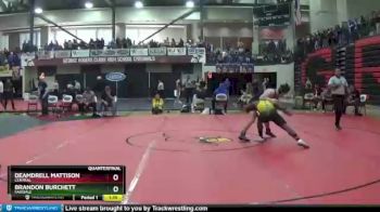 157 lbs Quarterfinal - Brandon Burchett, Fairdale vs DeAmdrell Mattison, Central