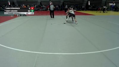 150 lbs Champ. Round 1 - Liam Fitzpatrick, Crosby Ironton vs Kent Limanen, Dassel-Cokato-Litchfield