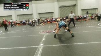 85 lbs Champ. Round 1 - Carroll Tallent, Rabbit Wrestling Club vs Mason Armstrong, Tech Fall Wrestling Club