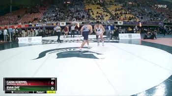 285 lbs Placement Matches (16 Team) - Cadin Koeppel, Wisconsin-Whitewater vs Evan Day, Castleton