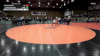 144 lbs 3rd Place Match - Logan Milsaps, College Park vs Calan Manley, Stillwater