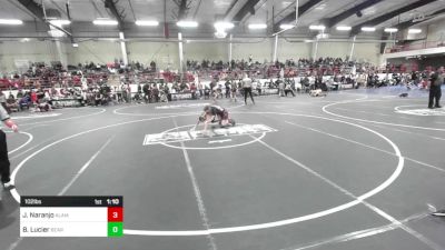102 lbs Semifinal - Julian Naranjo, Alamosa vs Brayden Lucier, Bear Cave WC