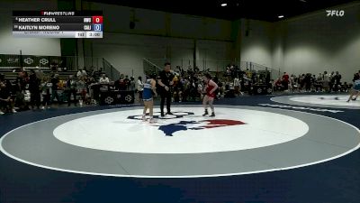 Senior Women Freestyle FS - 50 lbs Champ. Round 1 - Heather Crull, Northeastern Wrestling Club vs Kaitlyn Moreno, California