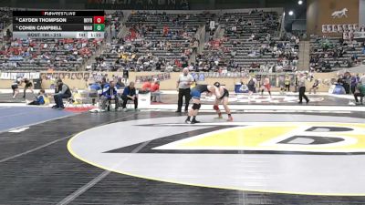 215 lbs Champ. Round 1 - Cayden Thompson, Boyd County vs Cohen Campbell, North Hardin