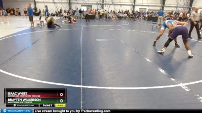 Elite 184 lbs Cons. Round 3 - Isaac White, Southeast Community College vs Brayten Wilkerson, Wisconsin-Whitewater