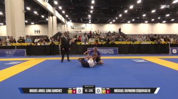 Michael Raymond Esquivias III vs Miguel Angel Luna Sanchez 2025 World IBJJF Jiu-Jitsu No-Gi Championship