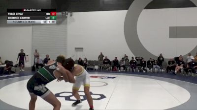 112 lbs Round 5 (6 Team) - Dominic Carter, Lake Wrestling Club vs Felix Cruz, California Black