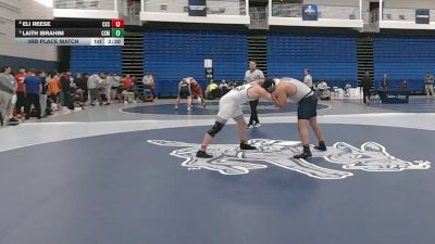 285 lbs 3rd Place Match - Laith Ibrahim, Colorado School Of Mines vs Eli Reese, Chadron State