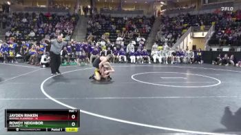 120 lbs Semis - Rowdy Neighbor, Alburnett vs Jayden Rinken, Nashua-Plainfield