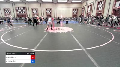 165 lbs Round Of 16 - Brock Frable, Pa vs Ayden Sproul, Ny