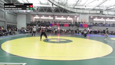 165 lbs Round Of 16 - Juliet Karlak, Terryville vs Bethany-grace Dean, Bristol Eastern