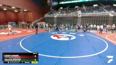 74 lbs Champ. Round 1 - Mason Bohman, Eastside United Wrestling Club vs Paele Rapp, Powell Wrestling Club