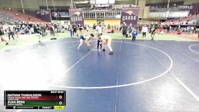 164-169 lbs Round 3 - Nathan Tharaldson, Frisco Wakeland High School Wrestling vs Evan Berg, North Dakota
