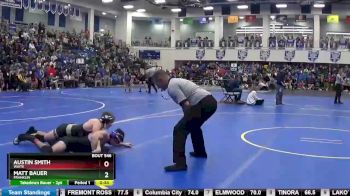 138 lbs Cons. Round 4 - Matt Bauer, Franklin vs Austin Smith, WAITE