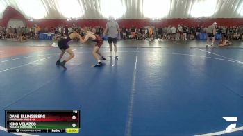 113 lbs Round 3 (4 Team) - Kiko Velazco, Waukee Warriors vs Dane Ellingsberg, Moorhead SPUDS