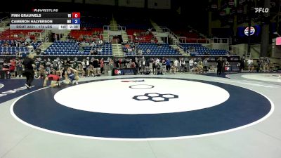 175 lbs Cons. Rd Of 64 - Finn Grauwels, WI vs Cameron Halverson, MN