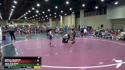 55 lbs Placement (16 Team) - Apple Calhoun, BHWC/ Dirt Divers vs Mick Fulgium, Team Misfits