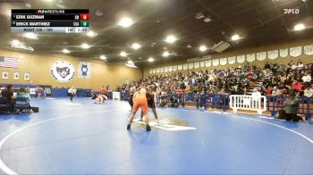 190 lbs Champ. Round 2 - Erik Guzman, Santa Maria vs Erick Martinez, Coalinga