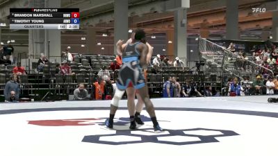 97 lbs Quarters - Brandon Marshall, Big Game Wrestling Club vs Timothy Young, Army (WCAP)