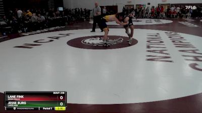 149 lbs Cons. Round 4 - Lane Fink, Sioux Falls vs Jesse Burg, Lakeland