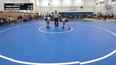 124 lbs Cons. Round 2 - William Gilmore, De La Salle vs Samuel Mendoza, Central Catholic