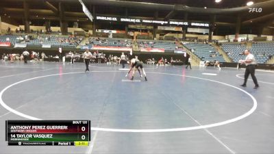 141 lbs Cons. Round 1 - Anthony Perez Guerrero, Southern Oregon vs 14 Taylor Vasquez, Morningside