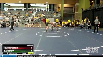 215 lbs Semifinals (8 Team) - Joe Warner, MacArthur vs Abraham Fudeyev, Coweta Public School